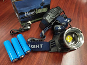 Headlamps XHP70 Super Bright Waterproof 3 x 18650 Batteris Adjustable Focus by dealonline.co.nz