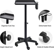 Hair Salon Trolley Hair Extension Rolling Stand Aluminum by salelink.co.nz