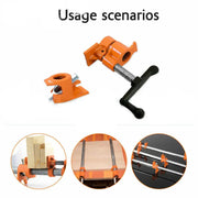 3/4'' Gluing Pipe Clamp 4 Pcs Heavy Duty WOODWORKING VICE TOOLS Wide Protect Pad by salelink.co.nz