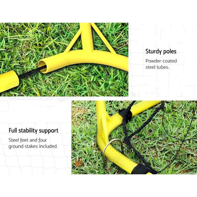 1.8x3.6m Portable Football Goal Net Set by salelink.co.nz