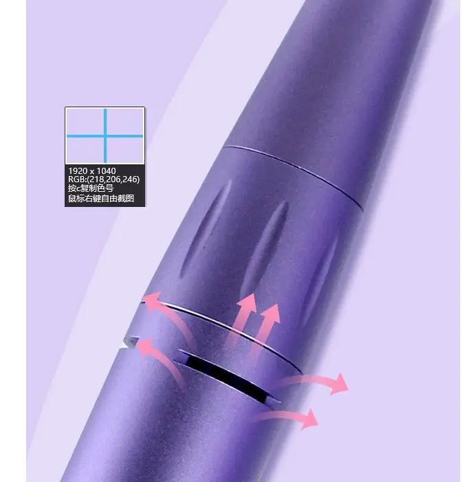 Rechargeable Electric Nail File Kit Purple by salelink.co.nz