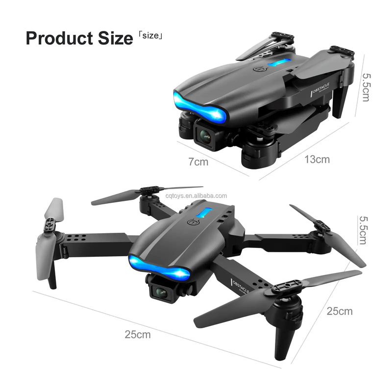 E99 Pro Drone Dual Camera WiFi FPV Foldable RC Quadcopter Altitude Hold by dealonline.co.nz