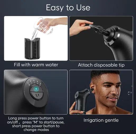 Electric Ear Wax Remover Spray Ear Cleaner Earwax Removal Kit by salelink.co.nz
