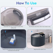 Cat Water Fountain 3L by salelink.co.nz