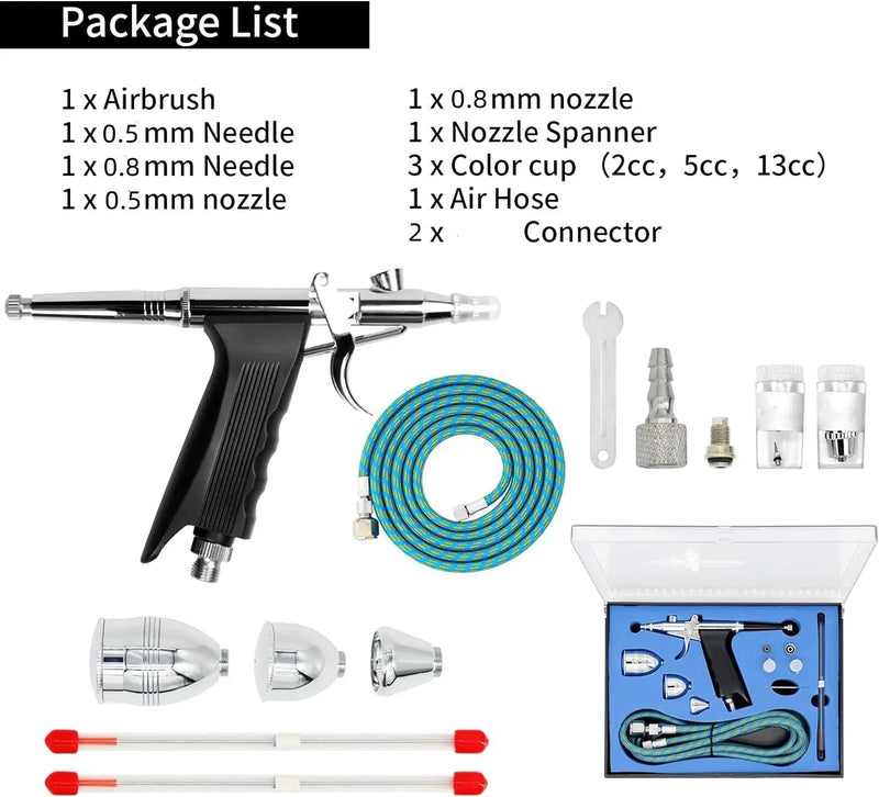 Trigger Air Brush Spray Gun Kit by salelink.co.nz