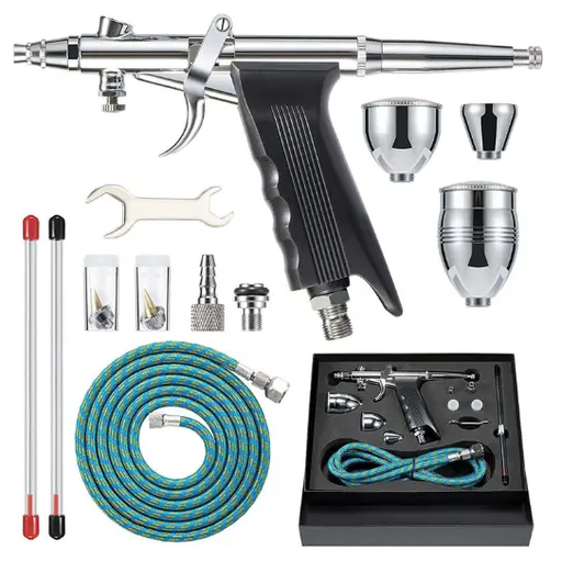 Trigger Air Brush Spray Gun Kit by salelink.co.nz