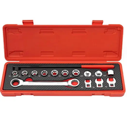 15Pcs Serpentine Belt Tool Set with Locking Flex Head Ratcheting Wrench by salelink.co.nz