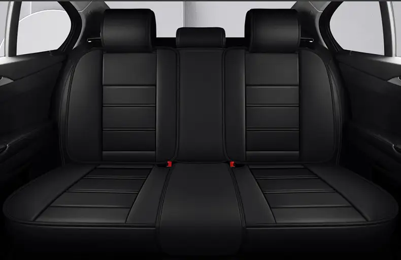 Car Seat Cover Faux Leather Cushion 5 Seater Full Set Front Rear Premium Quality by dealonline.co.nz