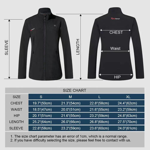 Womens Heated Jacket - XL, with Battery and Charger by salelink.co.nz