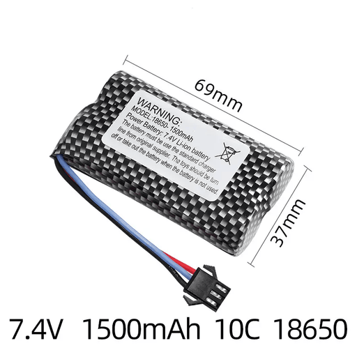 dealonline.co.nz dealonlinenz 7.4V 1500mAh SM-3P Li-ion Rechargeable Battery for RC Car Drone 7.4V 1500mAh SM-3P Li-ion Rechargeable Battery for RC Car Drone
