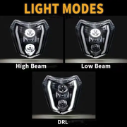 Headlight Compatible with Enduro Motorcycle Pit Bike by salelink.co.nz