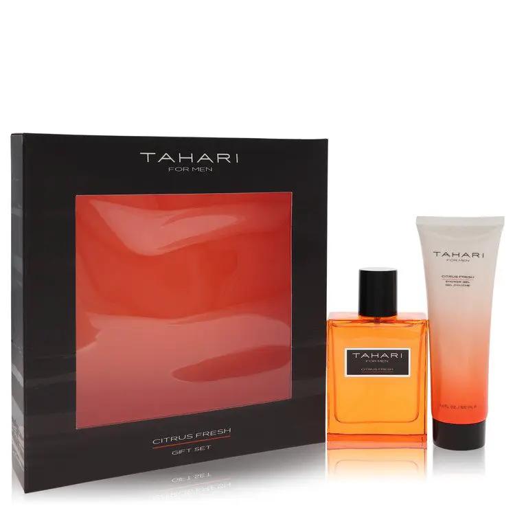 Brands HD Gift Set - 3.4 oz Eau De Toilette Spray + 3.4 oz Shower Gel Tahari Citrus Fresh Gift Set - 3.4 oz Eau De Toilette Spray + 3.4 oz Shower Gel by Tahari -- Tahari Citrus Fresh Gift Set - 3.4 oz Eau De Toilette Spray + 3.4 oz Shower Gel by Tahari --