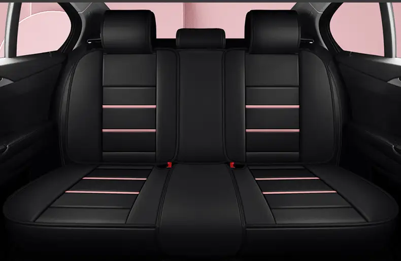 Sport Style Synthetic Linen/Flax Breathable Bucket Car Seat Covers Full Set by dealonline.co.nz