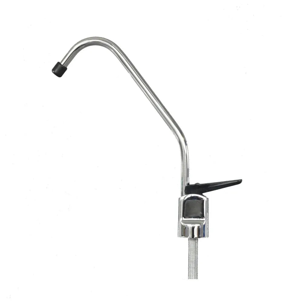 Standard Filter Tap - Black Handle Long Reach Faucet - Chrome by Filtration Station NZ