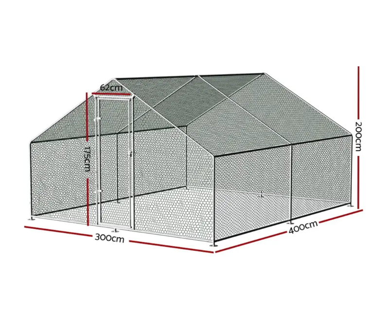 Chicken Coop Run 3x4x2M by salelink.co.nz