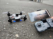 Obstacle Avoidance Drone Dual Camera WiFi FPV Foldable Altitude Hold by dealonline.co.nz