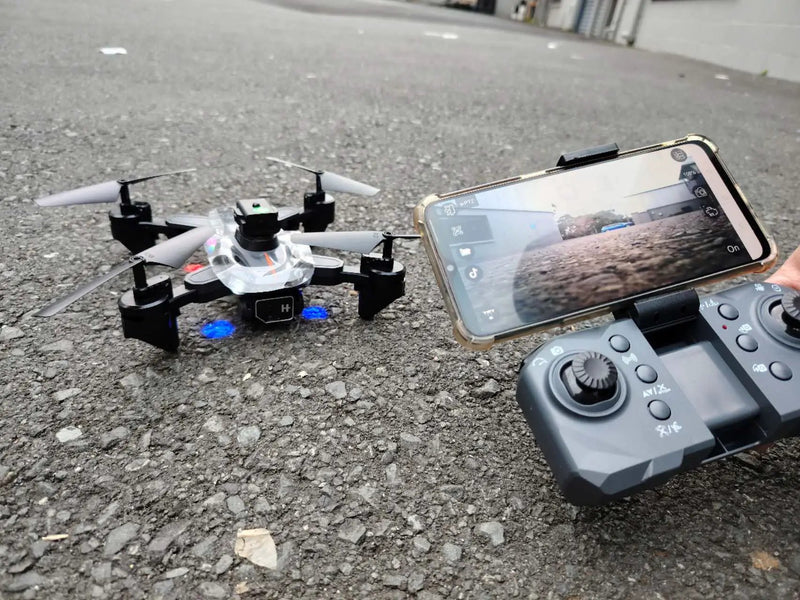 Obstacle Avoidance Drone Dual Camera WiFi FPV Foldable Altitude Hold by dealonline.co.nz