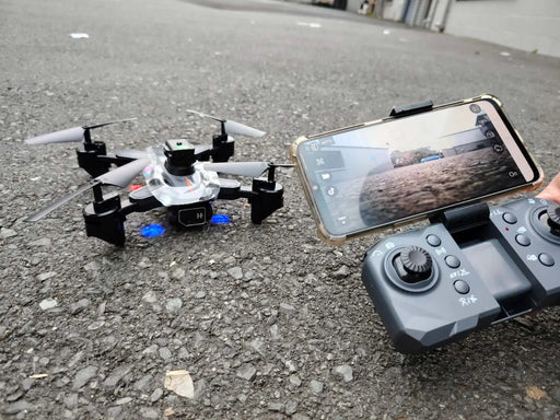 Obstacle Avoidance Drone Dual Camera WiFi FPV Foldable Altitude Hold by dealonline.co.nz
