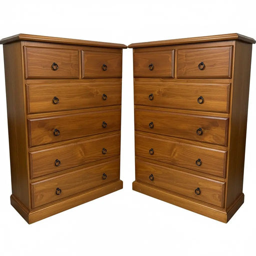 BroDeals Tallboy Susan 6 Drawer Tallboy Susan 6 Drawer Tallboy
