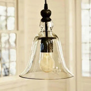 Glass Bell Pendant Hanging Light Lamp Vintage Lamp by salelink.co.nz