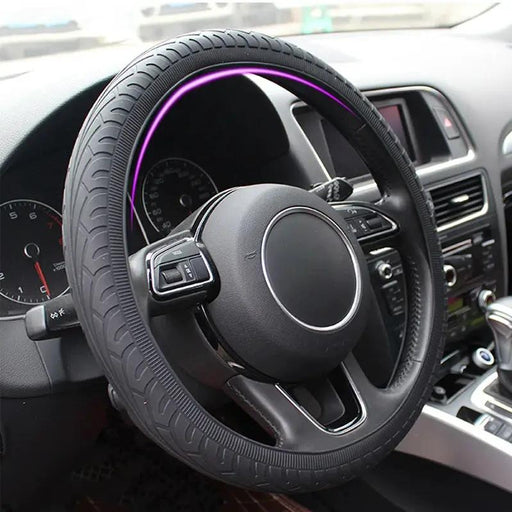 Car Silicone Steering Wheel Case Cover Shell Skidproof Car Accessori by dealonline.co.nz