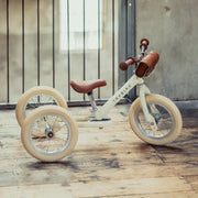 Cream Vintage Balance Bike & Trike – Trybike Steel | Balance Bike NZ by Curious Moonbeam
