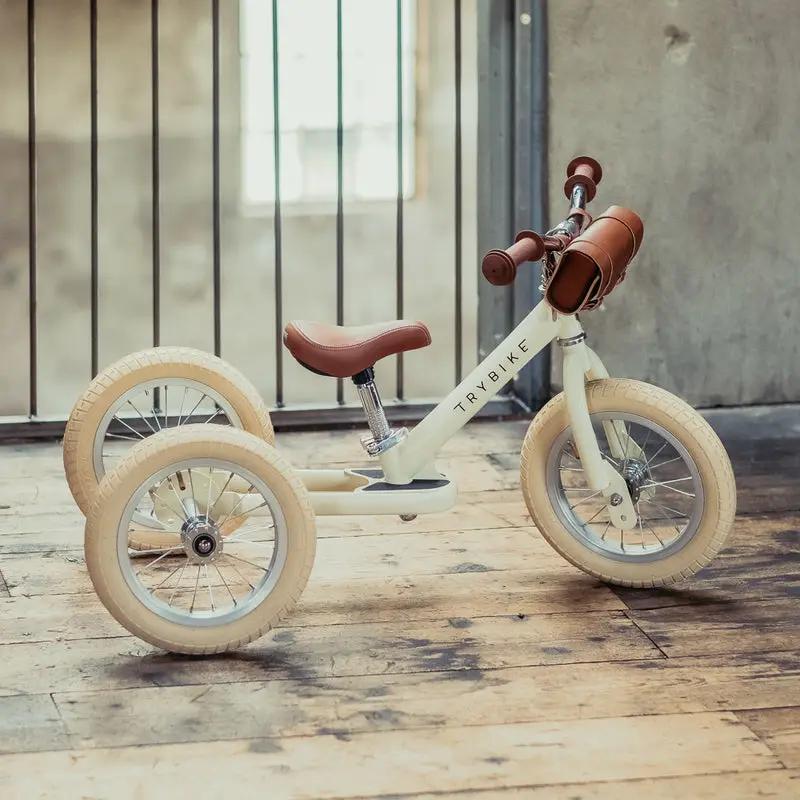 Cream Vintage Balance Bike & Trike – Trybike Steel | Balance Bike NZ by Curious Moonbeam