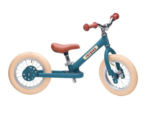 Blue Vintage Balance Bike & Trike – Trybike | Balance Bike NZ by Curious Moonbeam
