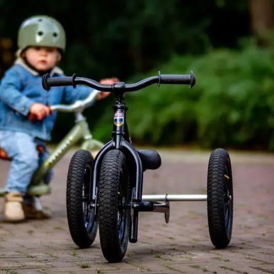 Black Balance Bike & Trike – Trybike | Balance Bike NZ by Curious Moonbeam