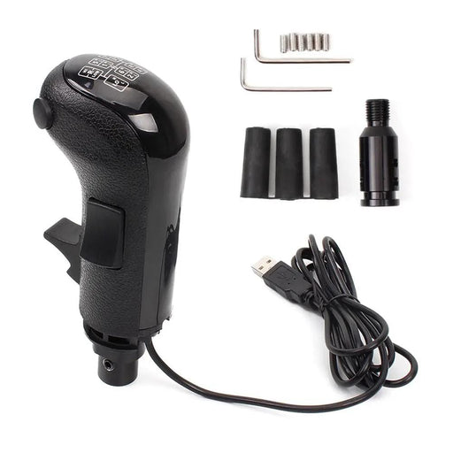 Universal Truck Simulator Gear Shifter with 3 Shaft Plugs for Universal Fit by RaceCrafts