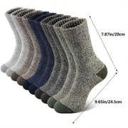 5 Pair Merino Wool Socks for Men Thick by salelink.co.nz