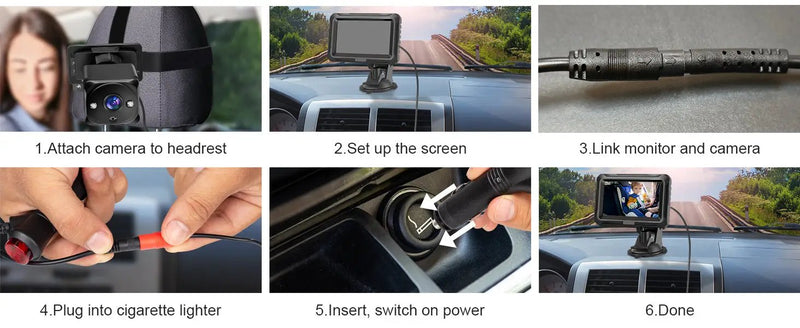 Baby Car Monitor Camera Backseat by salelink.co.nz