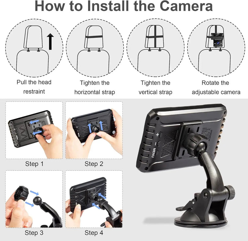 Baby Car Monitor Camera Backseat by salelink.co.nz