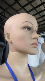 Plus Size 180CM Realistic Female Mannequin Metal Stand Base Makeup Detachable Body Parts by dealonline.co.nz