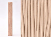 Textured Roller for Clay Pottery - Wood Embossed Rod Clay Pottery Sculpture Tools by Resin Art NZ