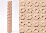 Textured Roller for Clay Pottery - Wood Embossed Rod Clay Pottery Sculpture Tools by Resin Art NZ