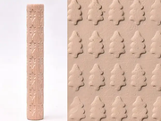 Textured Roller for Clay Pottery - Wood Embossed Rod Clay Pottery Sculpture Tools by Resin Art NZ