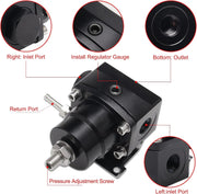 Universal Adjustable EFI Fuel Pressure Regulator Kit by salelink.co.nz