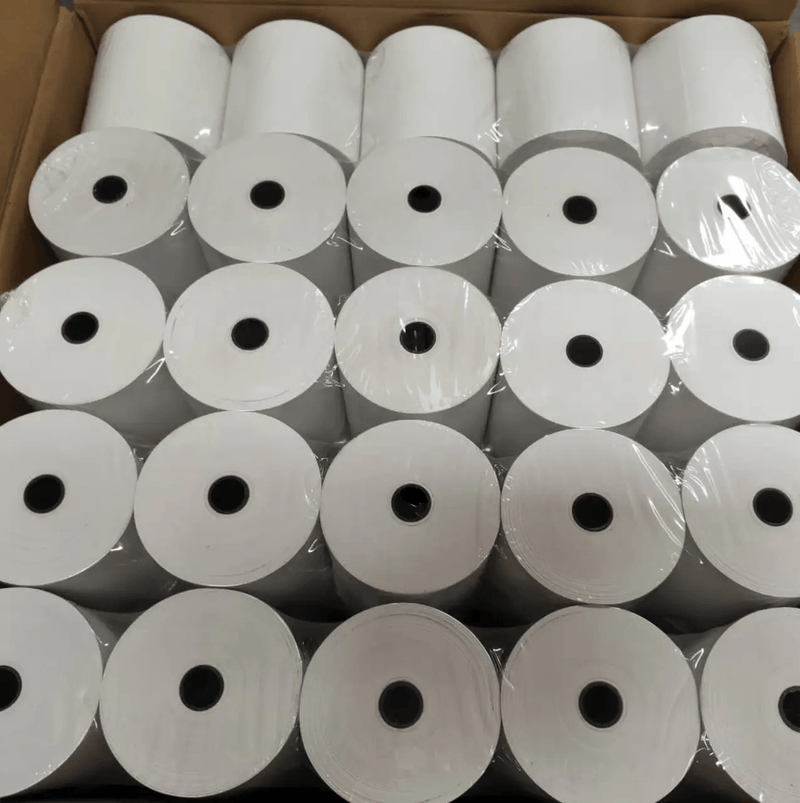dealonline.co.nz dealonlinenz (50 Rolls) 80mm x 80mm Thermal Paper Receipt Rolls 65m/roll 80mm x 80mm Thermal Receipt Paper 65m Rolls