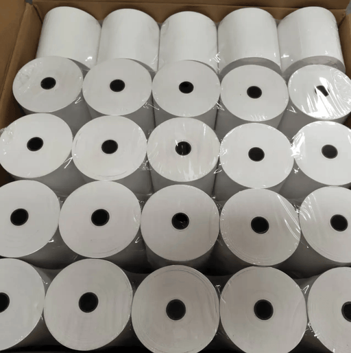 dealonline.co.nz dealonlinenz (50 Rolls) 80mm x 80mm Thermal Paper Receipt Rolls 65m/roll 80mm x 80mm Thermal Receipt Paper 65m Rolls