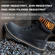 Men's Waterproof Steel-Toe Winter Plush Safety Boots by Mead's Supply & Equipment Outfitters limited