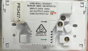 Dual USB 2.1A Power Point Home Wall Power Supply Socket by salelink.co.nz