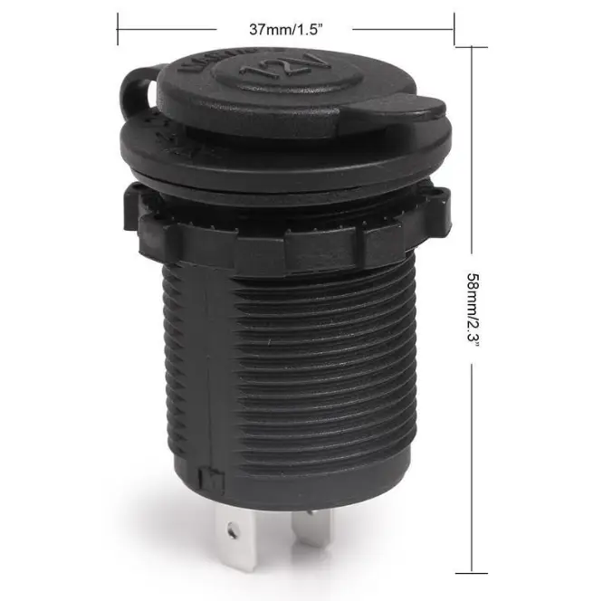 12V Car Boat Motorbike Cigarette Lighter Socket Power Plug Outlet by salelink.co.nz