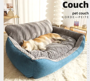 High Back Bolster Comfort Pet bed Dog Bed Super Thick Warm by dealonline.co.nz