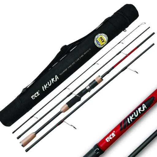 Tica Fishing Rods Tica Ikura 804 2-10gm 4pc Spin Rod with Tube Tica Ikura 804 2-10gm 4pc Spin Rod with Tube