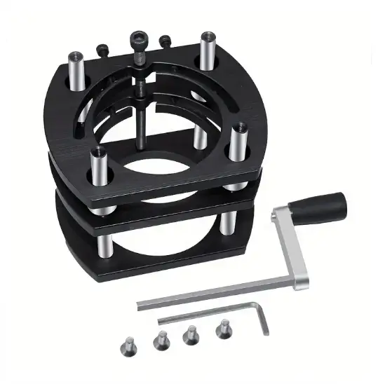 Router Lift Router Table Insert Plate Lift Base for 64-65mm Diameter Motors by salelink.co.nz