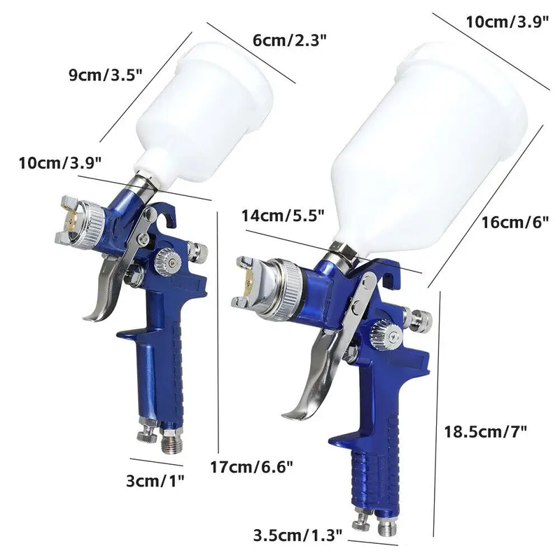 2PCS Paint Spray Gun Kit by salelink.co.nz