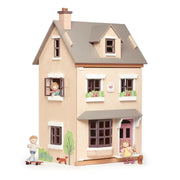 Foxtail Villa Wooden Dollhouse – 2-Storey Doll House with Attic | Tender Leaf Toys by Curious Moonbeam