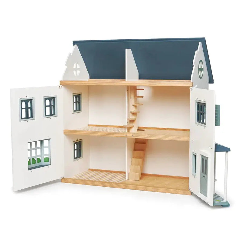 Dovetail Doll House - Tender Leaf Toys | Large Wooden Doll House NZ by Curious Moonbeam