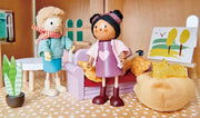 Wooden Dolls House Study Furniture Set - Tender Leaf Toys | Doll House Furniture NZ by Curious Moonbeam